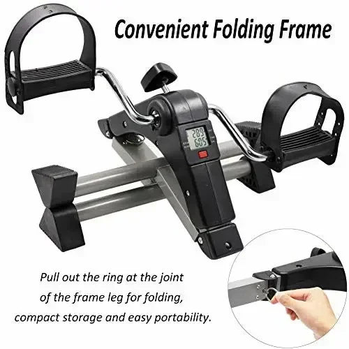 Home Fitness Equipment Exercise Hand And Foot Cycle Bike For Leg And Arm Workout Floor Mini Pedal Exerciser With Display