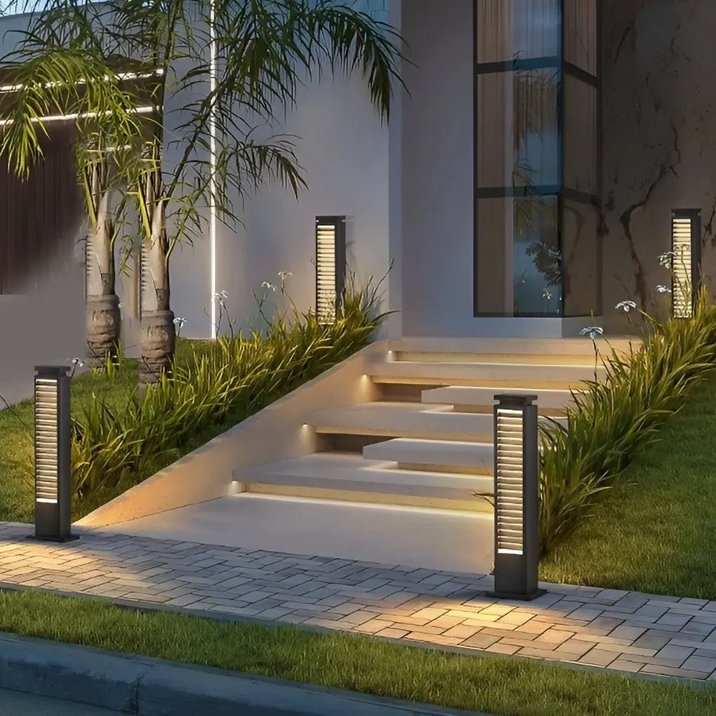 10W Warm White Light Emitting Diode Garden Light IP54 Waterproof and Rust-proof Modern Path Light Stainless Steel Outdoor