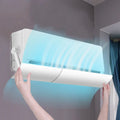 180° Adjustable Air-Conditioning Air Deflector Freely Retractable Between 58-104cm Hanging Anti-Direct Blowing Windshield New