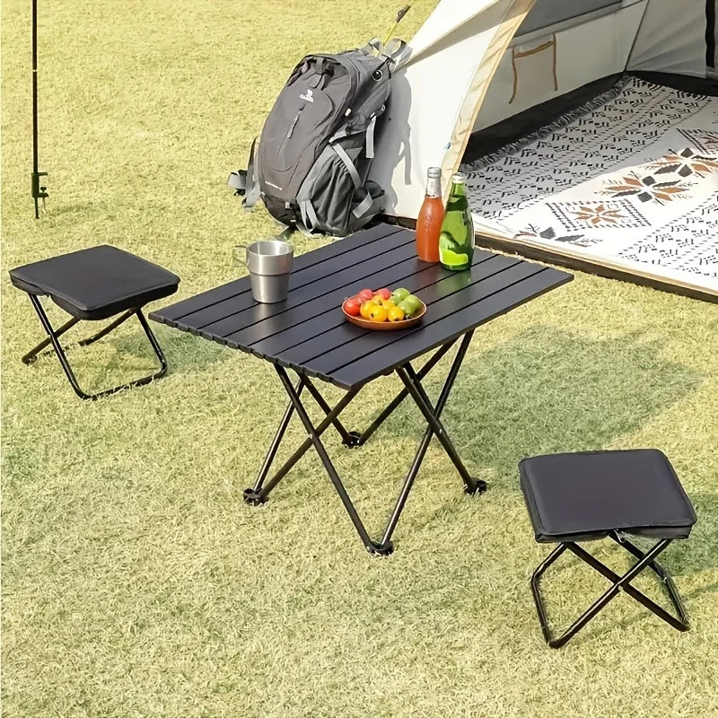 Portable Folding Stool Lightweight Camping Chair Foldable Seat for Fishing Hiking Travel Outdoor & Indoor Use
