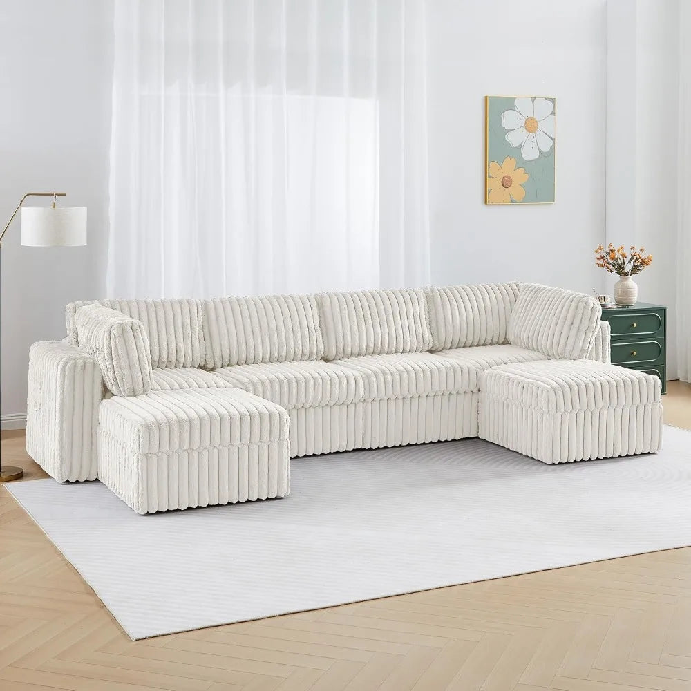 Modular Sectional Sofa Couches L-Shape Couch 3 Seat Modular Sofa Memory Foam Sectional Couches for Living Room,, Customized