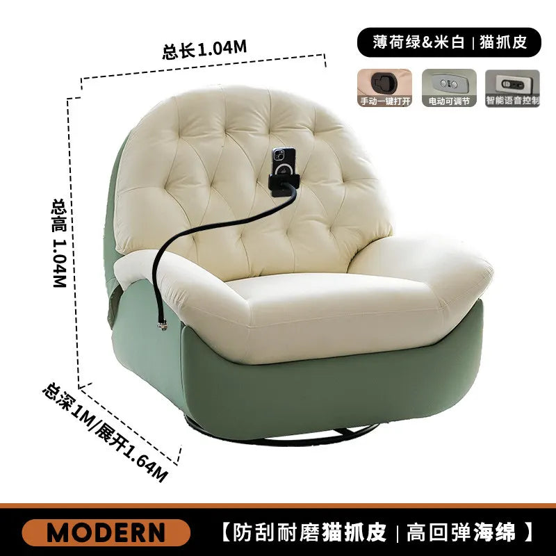 Terrasse Bedroom Living Room Chairs Lounge Relax Cozy Balcony Recliner Chair Accent Designer Mobili Per Il Soggiorno Furniture
