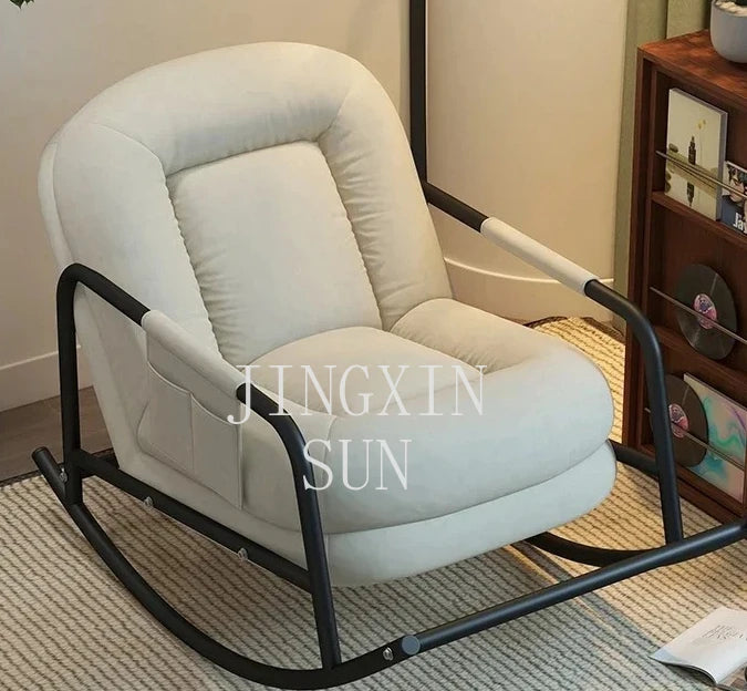 New Arrivals Lazy Sofa Rocking Chair Sofa Leisure Chair Living Room Single Rocking Chair Antique Style S51