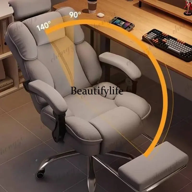 A68Designer Upgrade Office Chair Nordic Modern Swivel Oversized Ergonomic Computer Chair Comfortable Cadeira Office Furniture