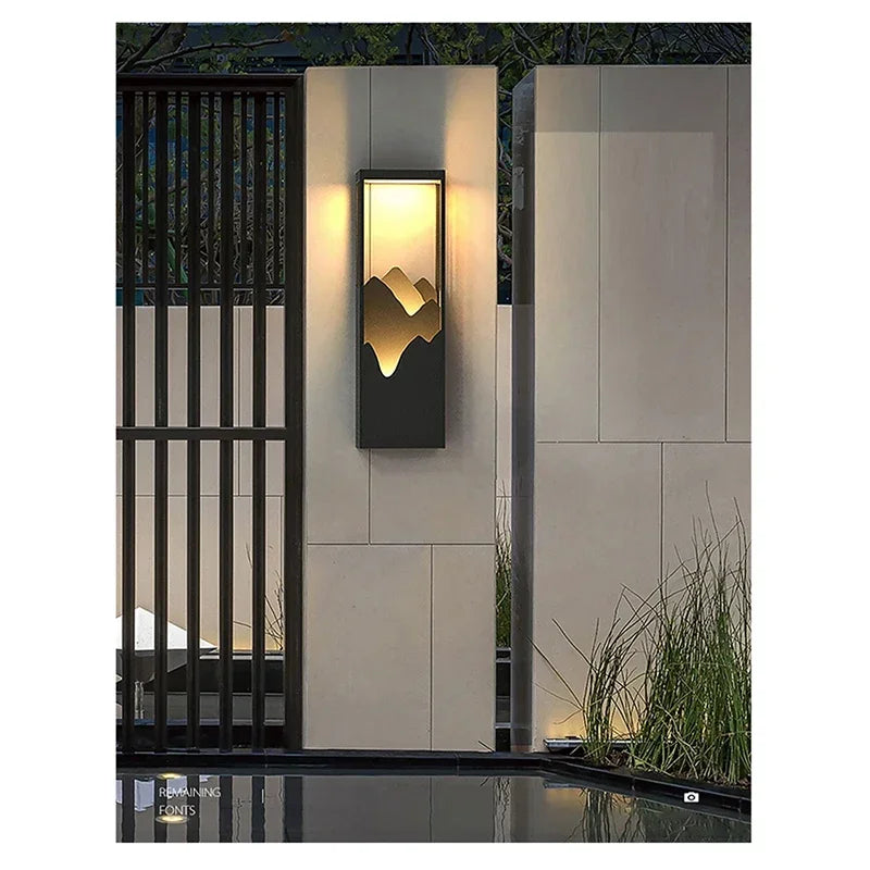 Contemporary LED Outdoor Wall Lamps Electric Simplicity Waterproof Balcony Hallway Courtyard Villa Gate Hotel