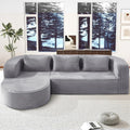 #96" Modular Sectional Sofa Oversized Chaise L Shape 3 Seat Living Room Apartment No Assembly, Customized