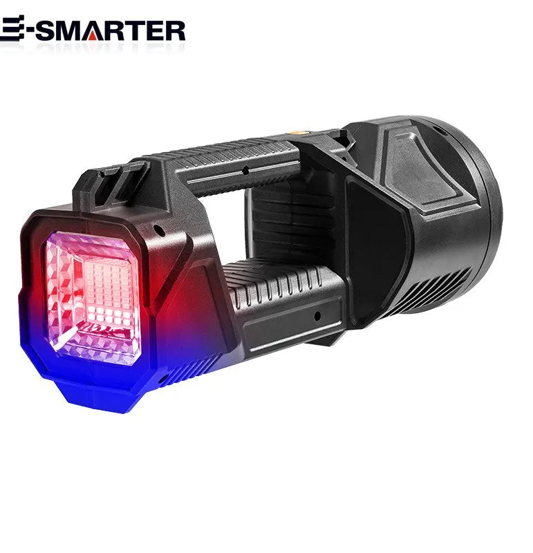 Rechargeable Lamp With Power Bank Function Flashlight Powerful Spotlight Portable Searchlight Large Capacity Lithium Battery