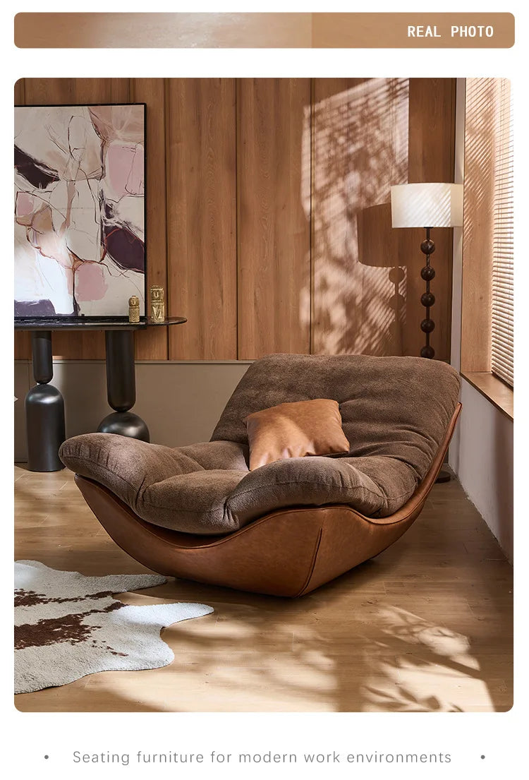 Nordic designer creative modern simple living room lounge lounge chair lazy bedroom home premium sofa chair