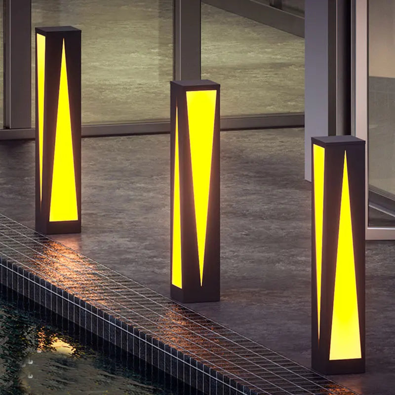 Outdoor Waterproof LED Landscape Light for Lawn Villa Community - Energy Efficient Courtyard Lighting with Electric Connection