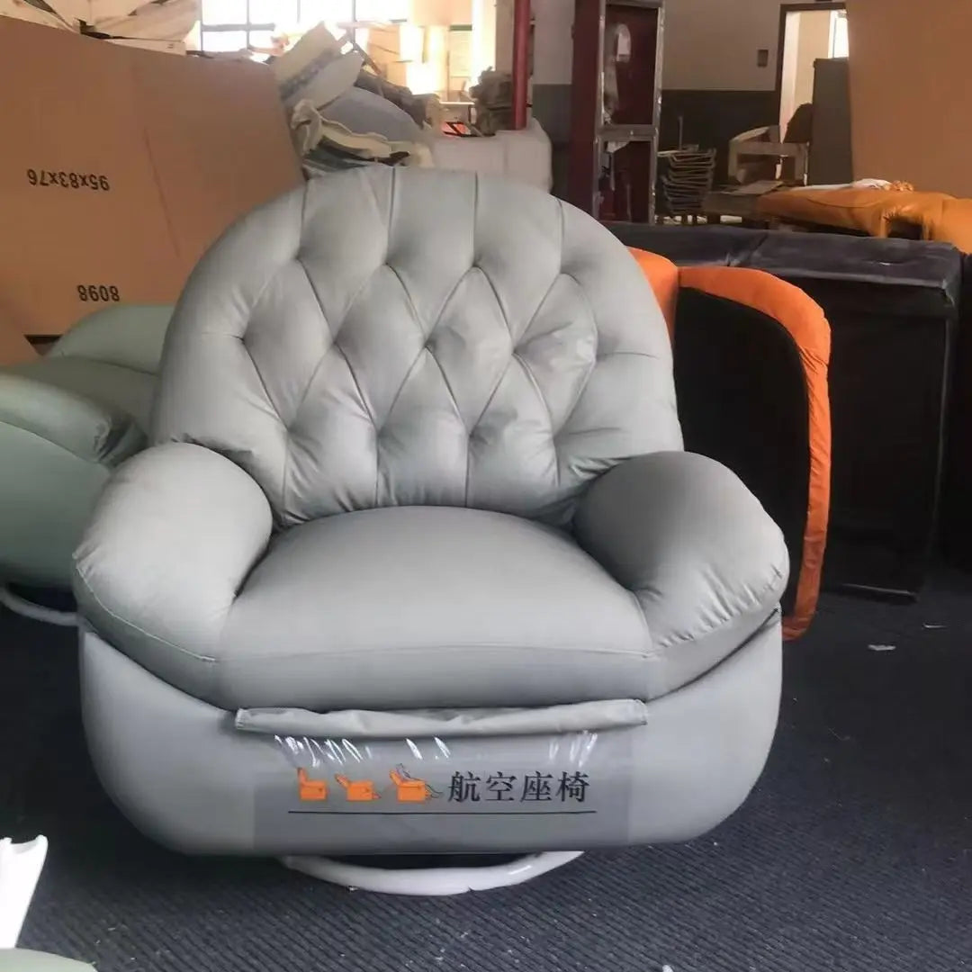 Lazy sofa sleepable and reclining living room bedroom sofa recliner multi-functional rotatable small  single sofa