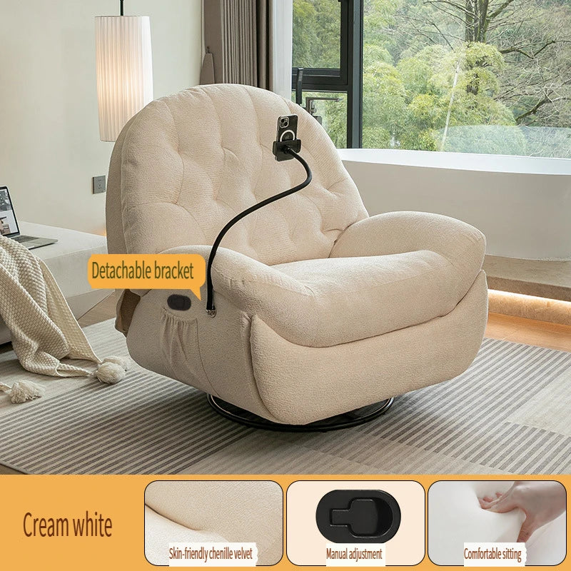 Modern lazy rocking chair recliner household furniture multi-functional living room adjustment electric single chair