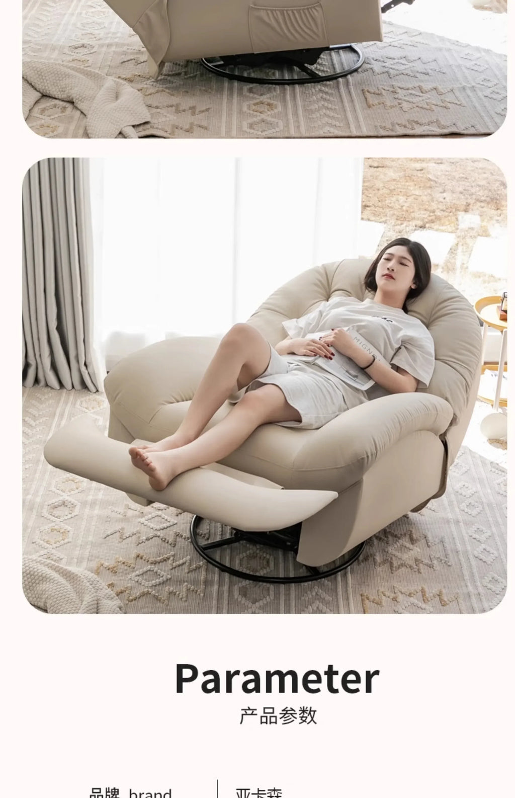 Foldable Floor Living Room Chairs Lounge Recliner Luxury Living Room Chairs Comfortable Relax Sillas De Comedor Home Furniture