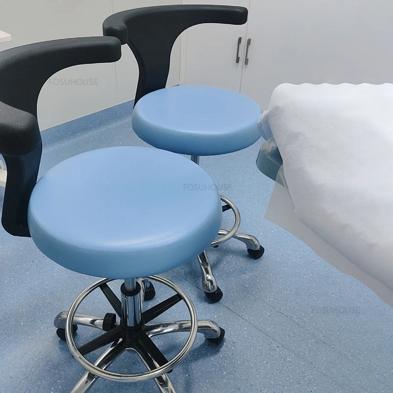 Modern Minimalist Barber Chairs Dentist Backrest Stools Liftable Bar Swivel Chairs Beauty Salon Special Beauty Pulley Stool Q