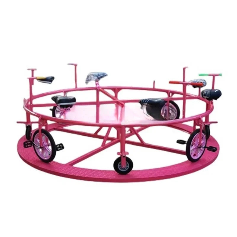 Outdoor amusement game park commercial 360 degree rotating bicycle bicycle game