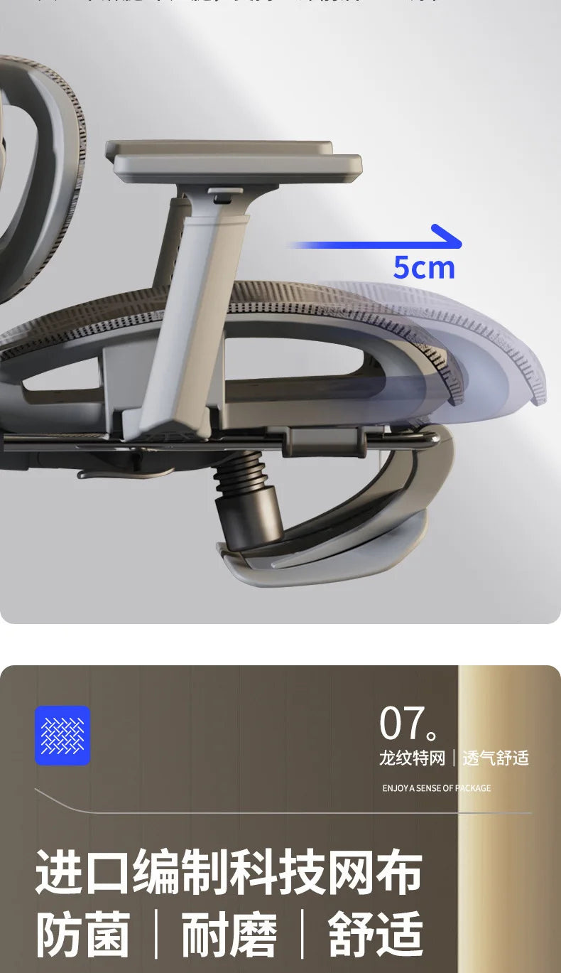 Ergonomics, Chair, Waist, Computer Comfort, Sedentary, Home, Backrest, E-sports Reclining, Office, Seat