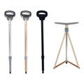 Multifunctional Hiking Pole Outdoor Portable Massage Three-legged Stool Hiking Cane Cane Stool