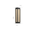 Outdoor Stainless Steel Wall Lights LED Cubical Black Lighting Fixture Waterproof Anti-Rust Sconces Luminaire for Garage Pathway