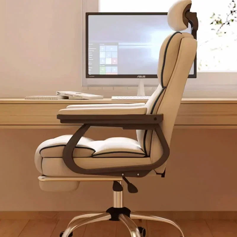 Ergonomic Cushion Office Chair Armrest Back Support Desk Gaming Computer Chair