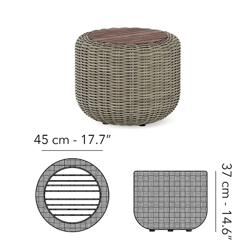 #Outdoor sofa, balcony, courtyard, outdoor sunroom, villa, waterproof and sun protection combination, rattan furniture