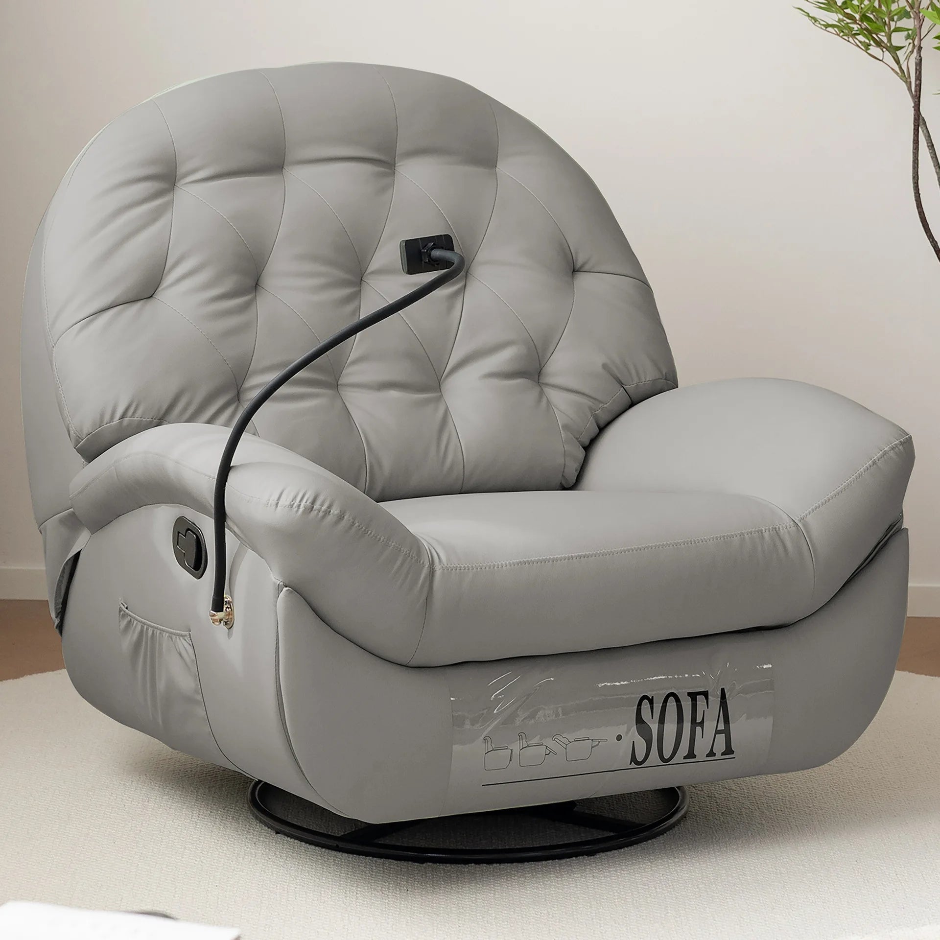Custom Space Capsule Sofa Multifunctional Rocking Chair for Living Room Bedroom Small Apartment Manicure Beauty Cinema