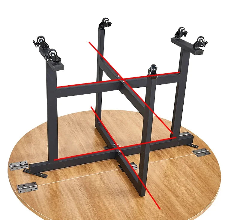 Light Luxury Solid Wood Dining Tables Nordic Dining Room Furniture Folding Kitchen Table Designer Household Pulley Dining Table