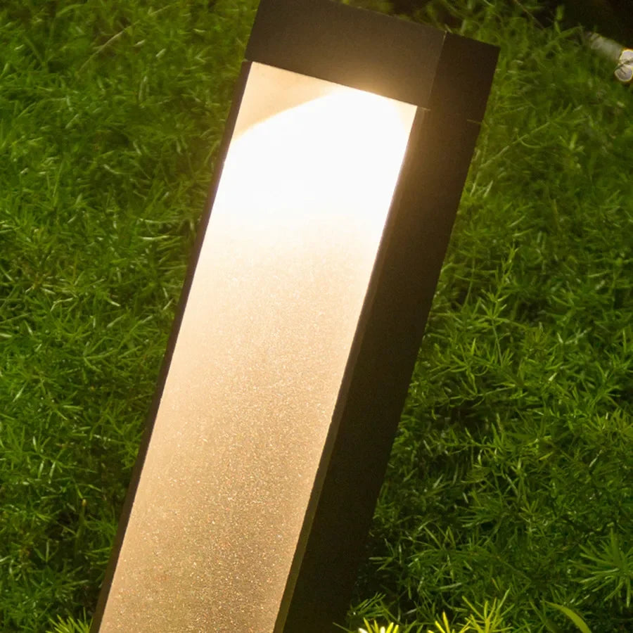 30/60/80CM Outdoor LED Landscape Bollard Light Waterproof Garden Pathway Light Villa Courtyard Floor Pillar Lawn Lamp