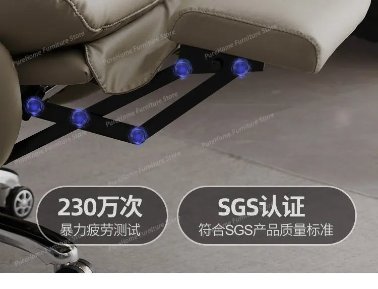 Smart Electric Executive Office Chair with Ventilation - Reclining Massage CEO Chair for Home Professional Use Furniture