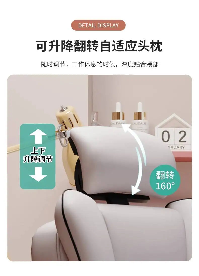 Headrest Folding gaming chairs Leather Luxury Adult Relax Chair Gaming Single Reclining Armchairs Rooms And Sofas Furniture