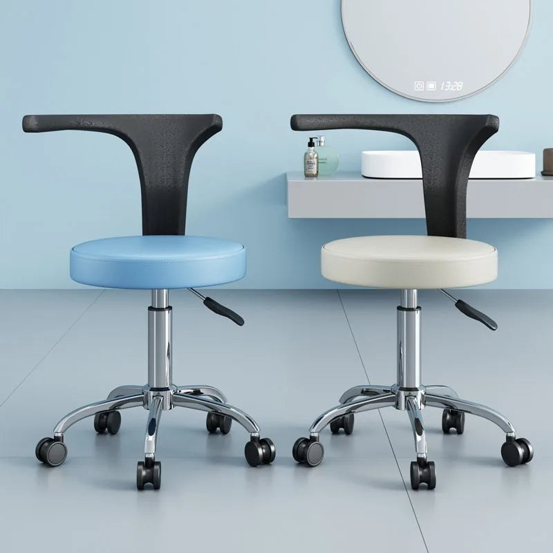 Professional Multifunctional Dental Chair 360°Swivel Adjustable Patient Seat with Soft Padding,Reclining Backrest for Clinic Use