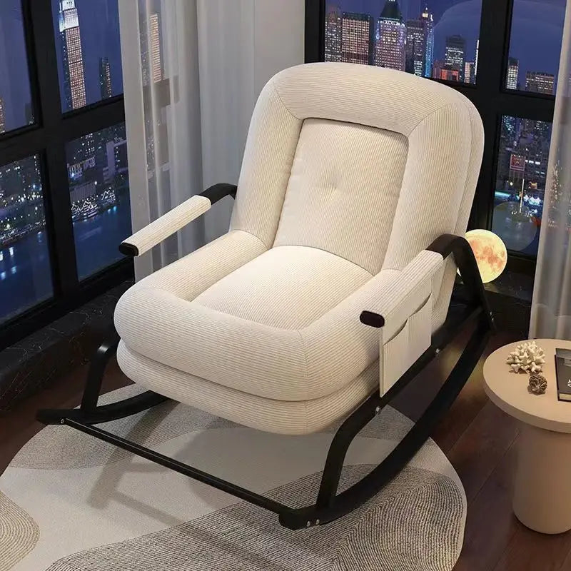 # Modern Ergonomic Fabric Chaise Lounge Chair with Eco-Friendly Design for the Lazy Living Room