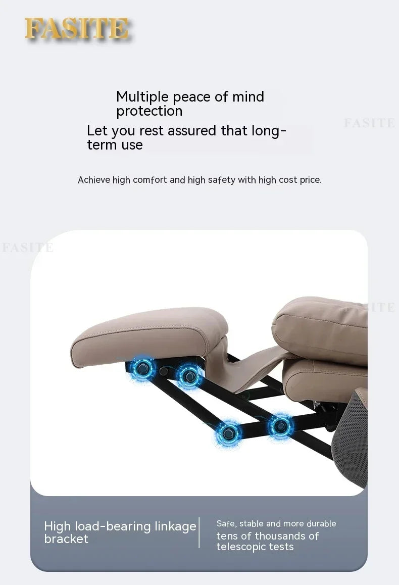 Practical Leather Executive Mobile Desk Chair Gaming Computer Ergonomic Office Chairs Reading