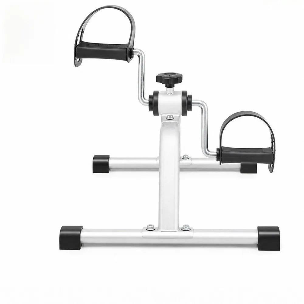 Foldable Exercise Bike Non-Slip LCD Display Leg Trainer Adjustable Portable Mini Exercise Bike Leg Rehabilitation