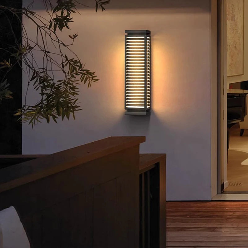 LED outdoor waterproof wall lamp IP65 exterior wall porch balcony 110V220V stainless steel garden decoration courtyard wall lamp