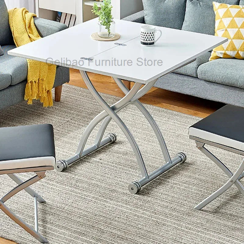 Small White Coffee Tables Nordic Design Rectangular Coffee Tables Bedroom Minimalist Mesas Table Basse Pour Salon Home Furniture