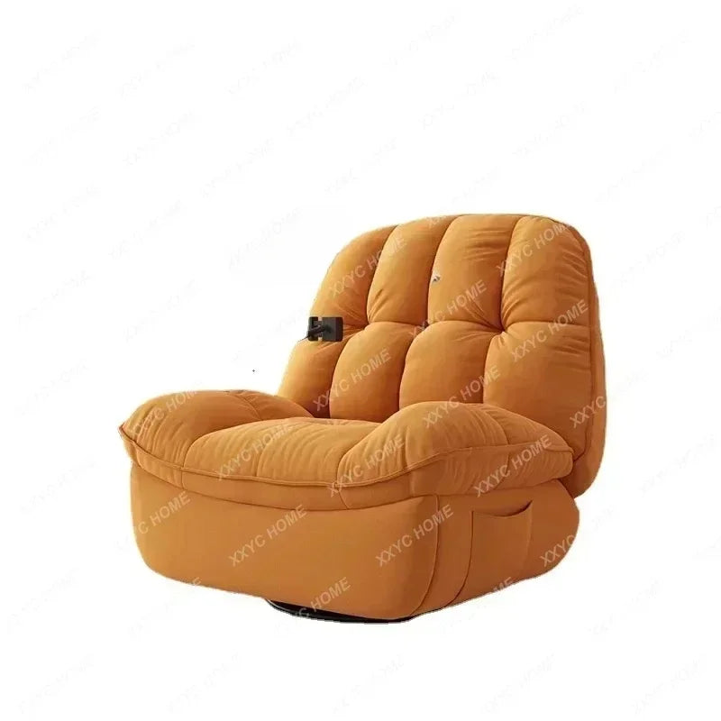First-Class Space Massage Armchair Living Room Balcony Multi-Function Electric Reclining Rotating Leisure Sofa Rocking Chair
