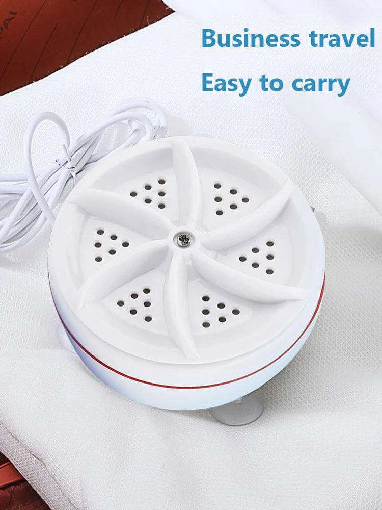 Rotating Turbines Washer Wheel Bubble Ultrasonic Turbo Washing Machines Multifunction Cleaning Low Noise for Socks Underwear