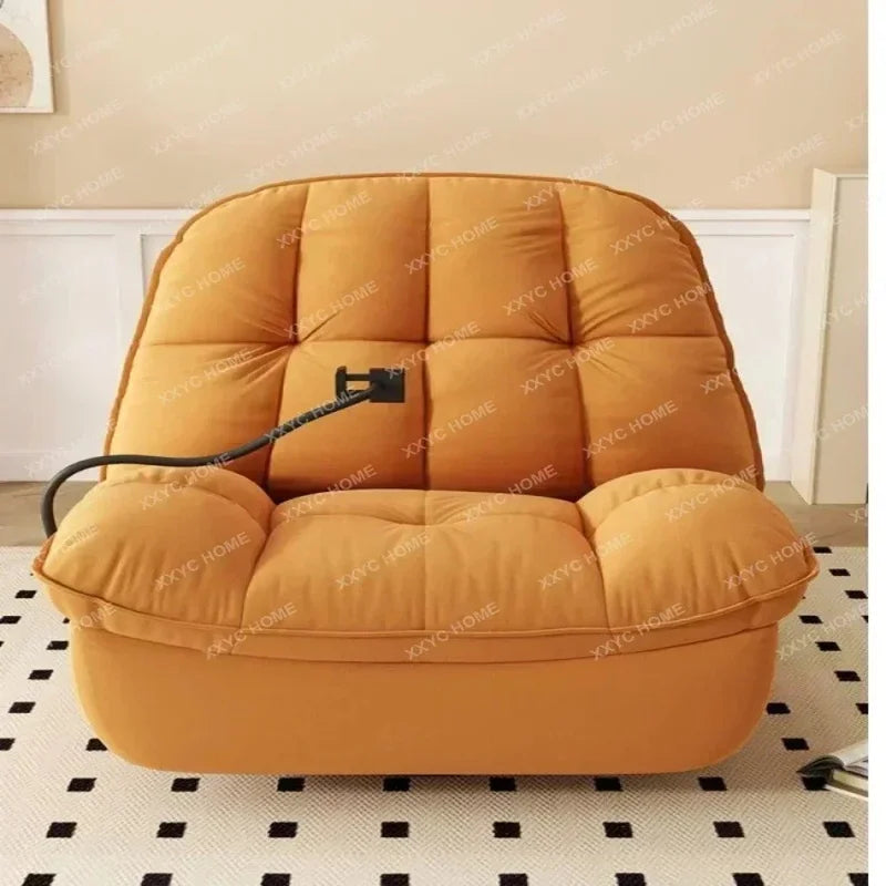 First-Class Space Massage Armchair Living Room Balcony Multi-Function Electric Reclining Rotating Leisure Sofa Rocking Chair