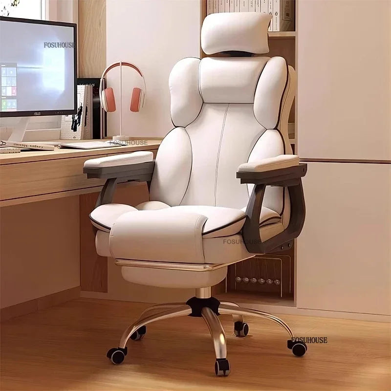 Ergonomic Office Chair Lifting Rotating Armchair Home Game Computer Chair European Backrest Comfort Seating