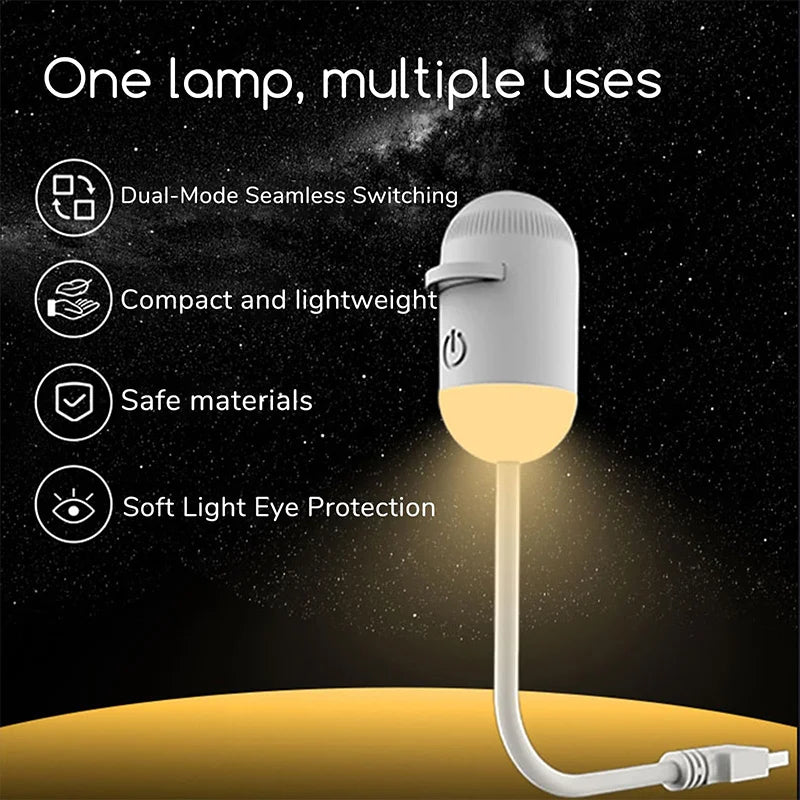 Mini Galaxy Star Projector Two In One Night Light Home Background Atmosphere Light Bedroom Car Decoration Children's Gift