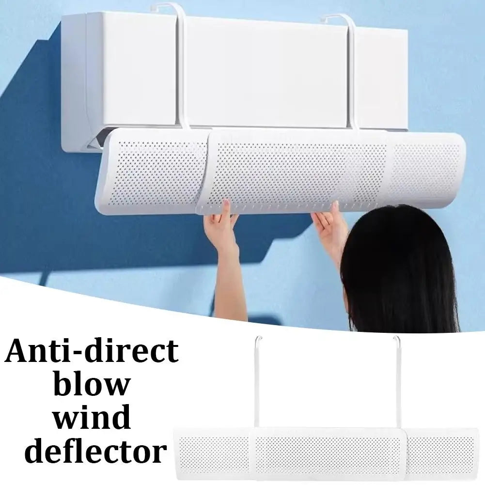 Air Conditioner Wind Deflector Retractable Wall Mounted Air Conditioner Universal Air Guide Plate For Infants And Young Children