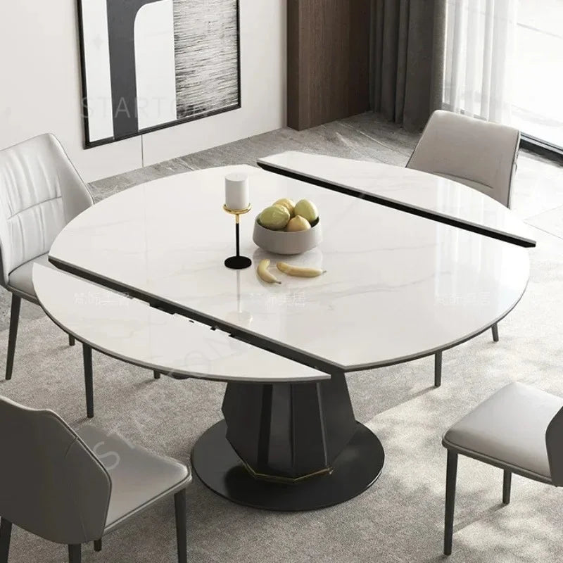 Dining Table Rectangular Round Kitchen Extendable Designer Restaurant Tables