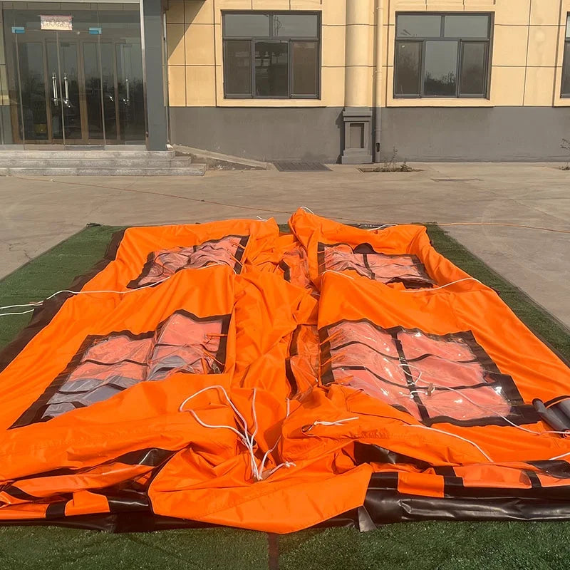 Large Luxury 5 6 7 Person Waterproof Durable Inflatable Airtight Camping Tent for Outdoor Camping