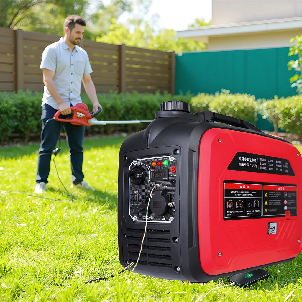 3000W Red Green Blue Three Colors Silent Inverter Generator, Solve the Power Problem