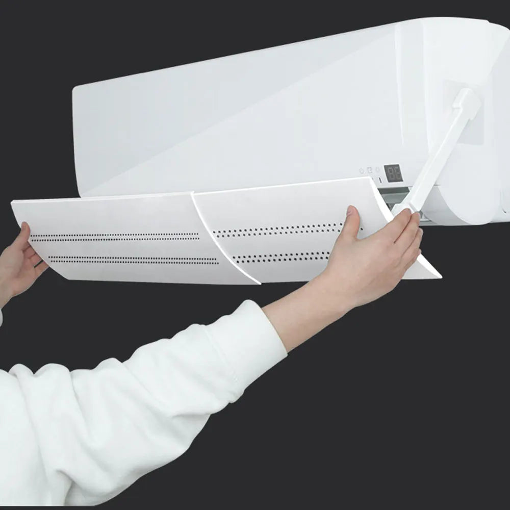 Universa Adjustable Air Conditioner Wind Deflector Anti-Direct Blowing Wall-Mounted Air Outlet Baffle Confinement Cold Air Guide