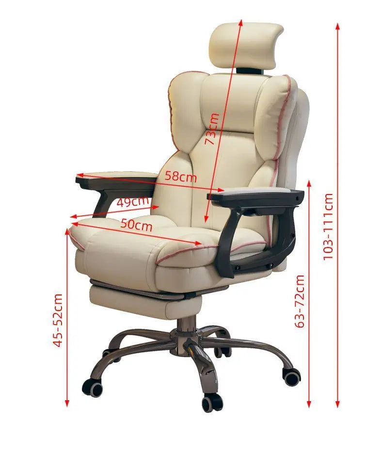 Modern Computer Office Chair Study Cushion Living Room Luxury Office Chair Support Gaming Chaise De Bureau Furniture Accessories