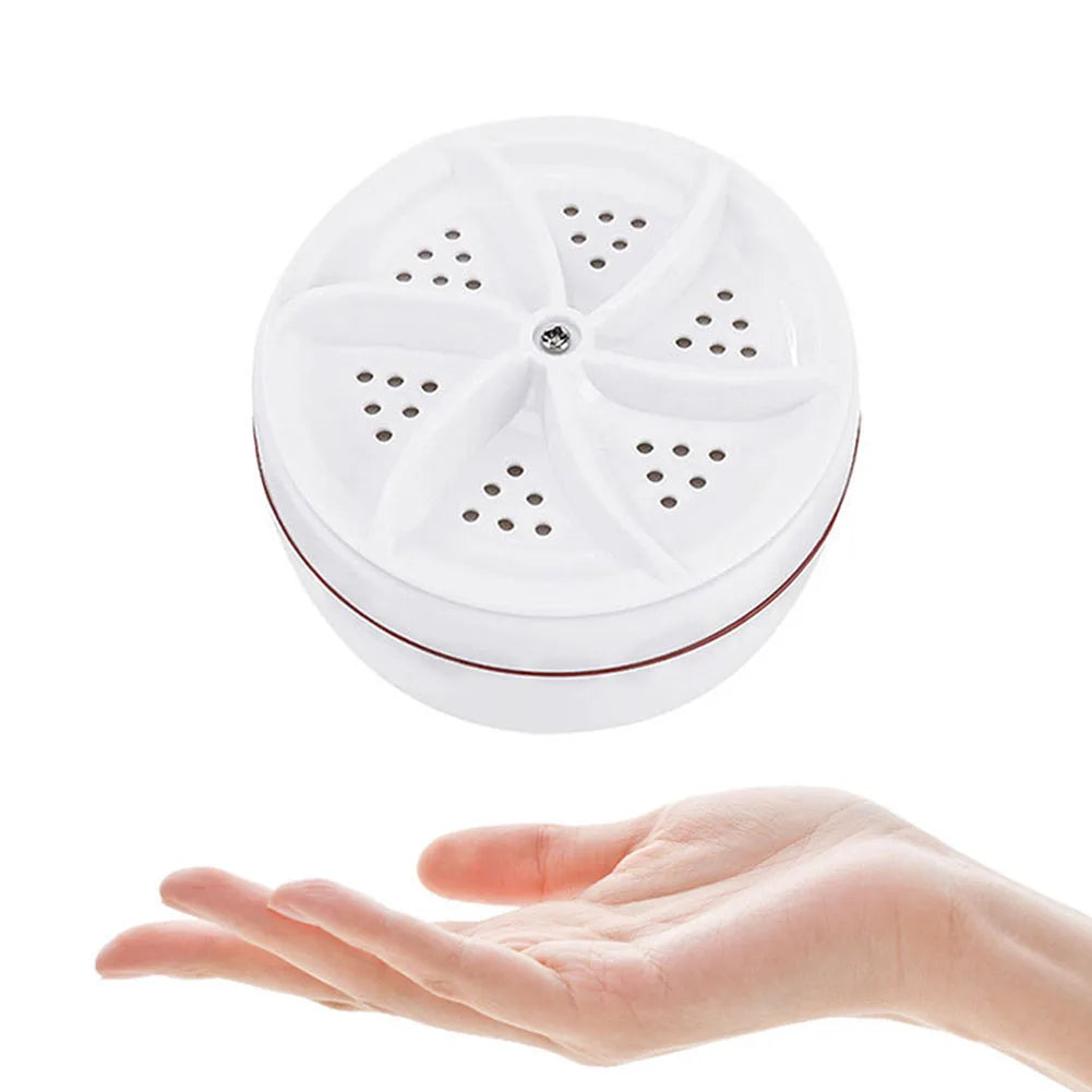 Rotating Turbines Washer Wheel Bubble Turbine Rotation Washer Machine Multifunction Cleaning Low Noise for Business Trip