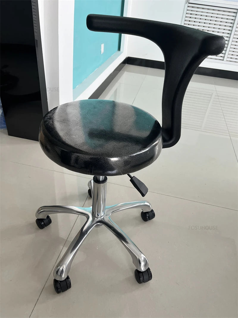 Modern Minimalist Barber Chairs Dentist Backrest Stools Liftable Bar Swivel Chairs Beauty Salon Special Beauty Pulley Stool Q