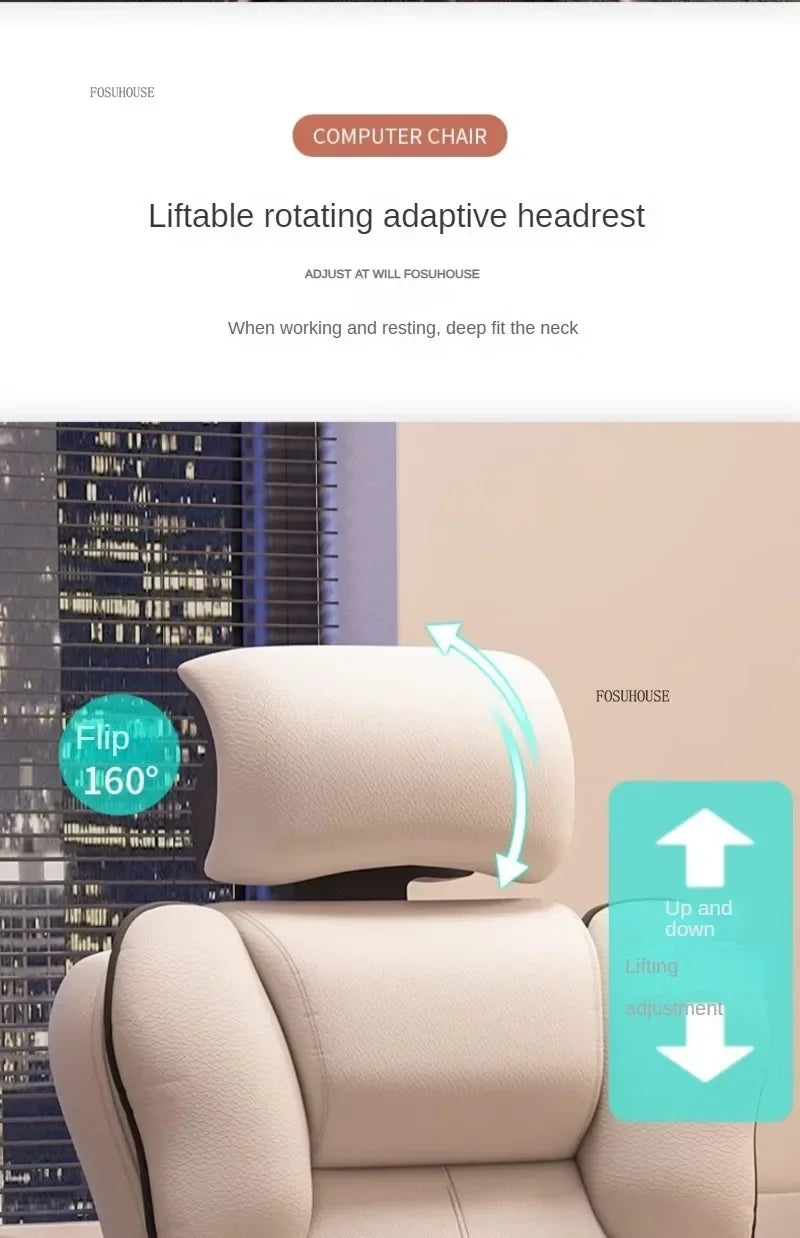 Mobile Ergonomic Office Chair Recliner Computer Bedroom Accent Office Chair Gameing Study Sillas De Oficina Office Furniture