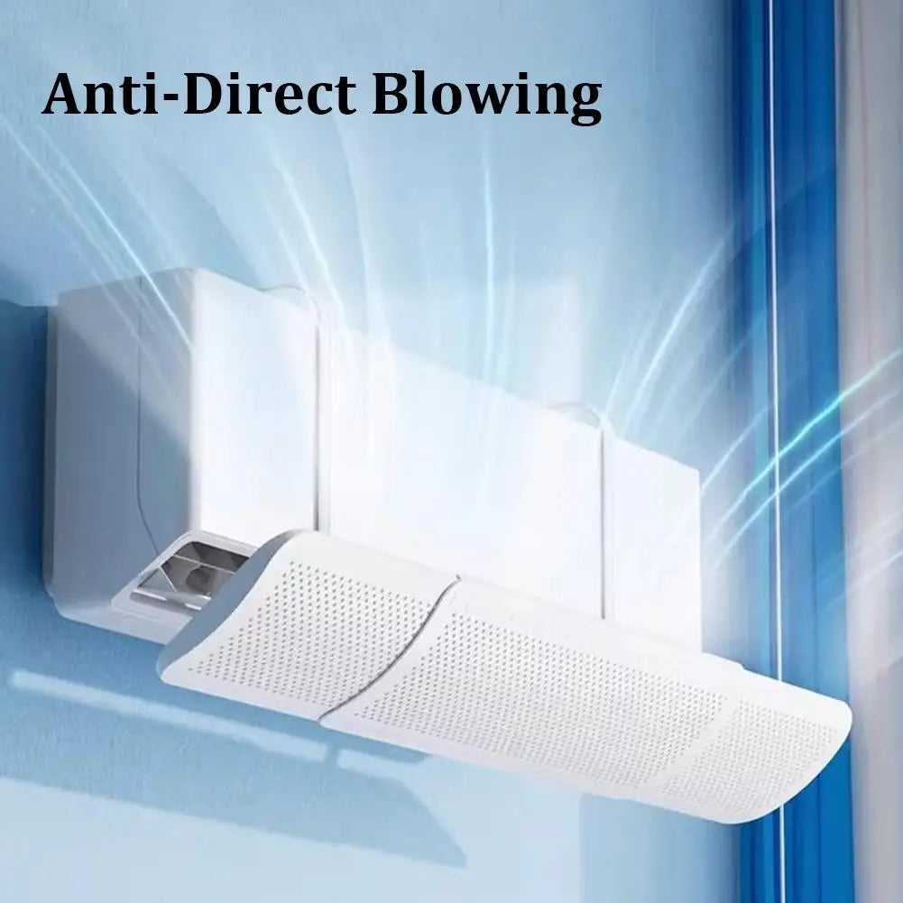 Air Conditioner Wind Deflector Retractable Wall Mounted Air Conditioner Universal Air Guide Plate For Infants And Young Children