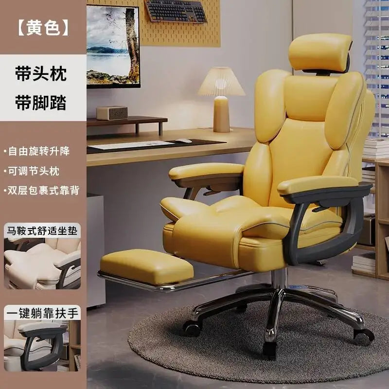 Headrest Folding gaming chairs Leather Luxury Adult Relax Chair Gaming Single Reclining Armchairs Rooms And Sofas Furniture